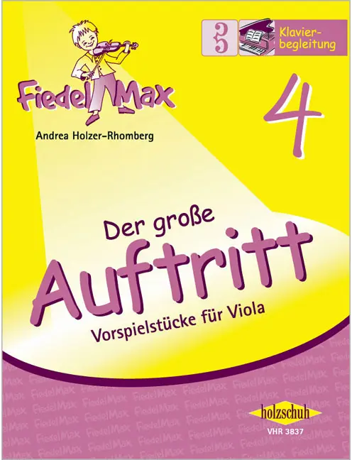Der große Auftritt 4 Viola - Klavierbegleitung